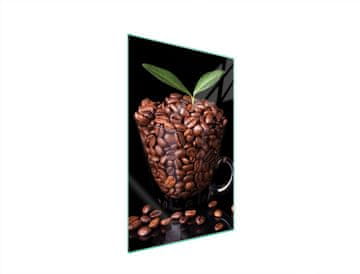 STAKLENA DASKA ZA REZANJE 35x52 Kava