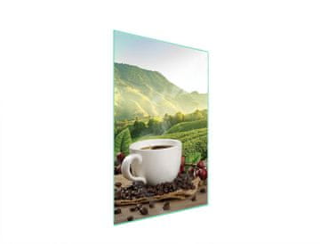 STAKLENA DASKA ZA REZANJE 35x52 Kava