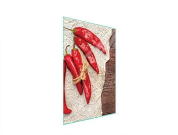 STAKLENA DASKA ZA REZANJE 35x52 Chili