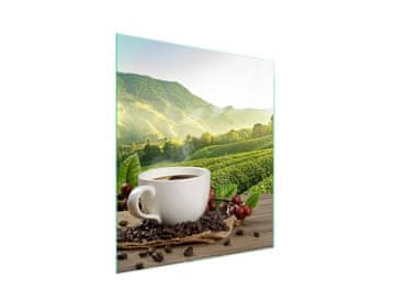 STAKLENA DASKA ZA REZANJE 45x52 Kava
