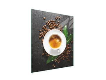 STAKLENA DASKA ZA REZANJE 45x52 Kava