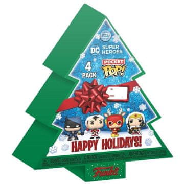 Northix Ekskluzivni blagdanski paket od 4 figure DC Comics Pocket POP