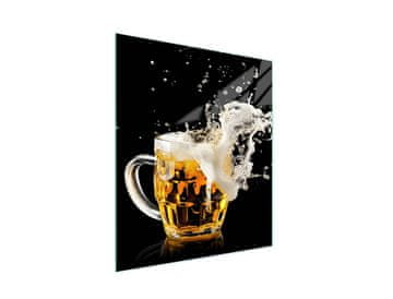 STAKLENA DASKA ZA REZANJE 45x52 Pivo