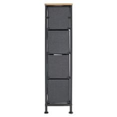 5Five® Polica za kupaonicu 20x75 cm antracitna