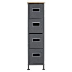 5Five® Polica za kupaonicu 20x75 cm antracitna
