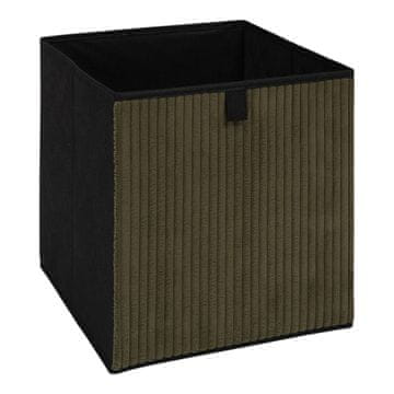 Spremnik Corduroy Box 30x30 cm zeleni