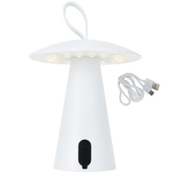 USB LED stolna lampa bijela 17 cm