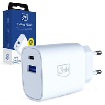 3M 3mk FlowPower 25W 1A1C PD QC4+ bijela