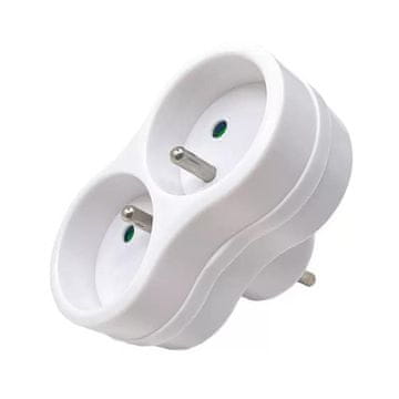 MicroConnect MC-PLUGEEU1+2FRW bijela