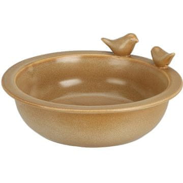 ProGarden Keramička pojilica za ptice bež 24 cm
