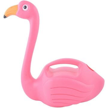 Esschert Design Kanta za zalijevanje za djecu flamingo, 1,5 l