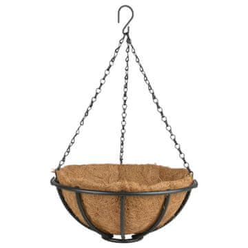 Esschert Design Viseći koš za cvijeće Loft 30 cm