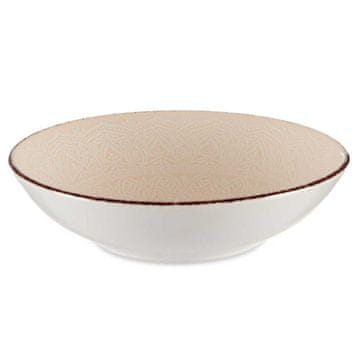 Vessia Duboki tanjur 20 cm MANDALA bež