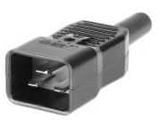 MicroConnect IEC adapter za napajanje C20