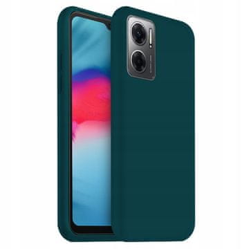 Tanka mat zelena futrola za Redmi 10 5G + staklo