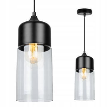 Lampa stropna wisząca s staklenim LED abažurom