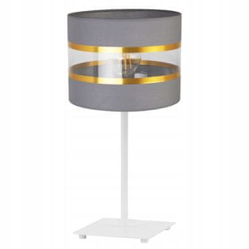 GH NOĆNA STOLIŠNA LAMPA, ELEGANTNI ZLATNI ABAŽUR, 20 CM