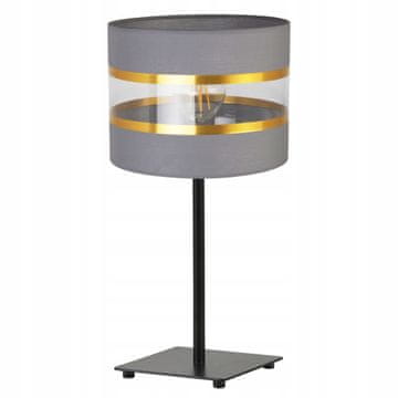 GH NOĆNA STOLIŠNA LAMPA, ELEGANTNI ZLATNI ABAŽUR, 20 CM