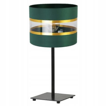 GH NOĆNA STOLIŠNA LAMPA, ELEGANTNI ZLATNI ABAŽUR, 20 CM