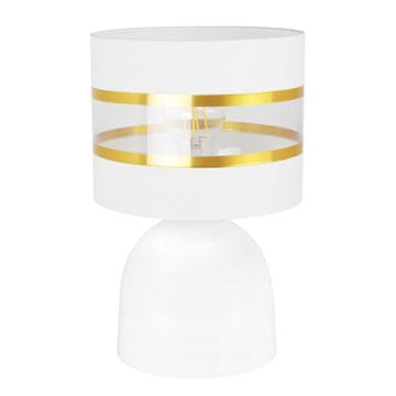 GH NOĆNA STOLIŠNA LAMPA, ELEGANTNI ZLATNI ABAŽUR, 20 CM