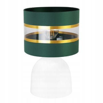 GH NOĆNA STOLIŠNA LAMPA, ELEGANTNI ZLATNI ABAŽUR, 20 CM