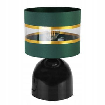 GH NOĆNA STOLIŠNA LAMPA, ELEGANTNI ZLATNI ABAŽUR, 20 CM
