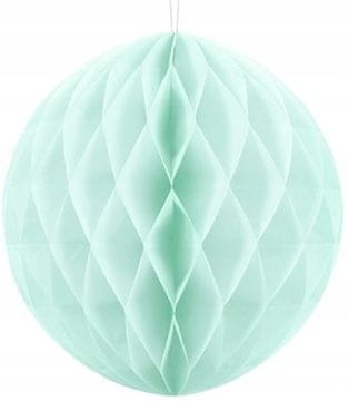 PartyDeco Papirnata kugla, svijetlo menta, 20 cm, 1 kom.