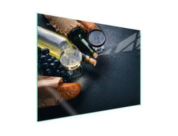 Staklena zaštita za ploču za kuhanje 70x52 Vino