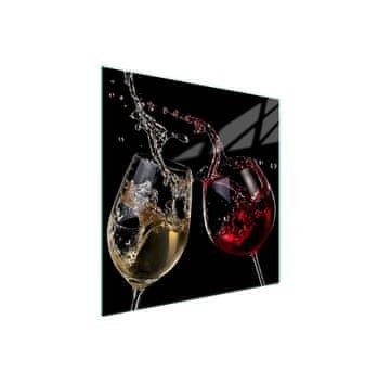 Staklena zaštita za ploču za kuhanje 50x52 Vino