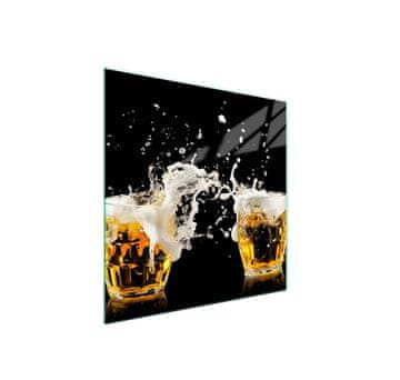 Staklena zaštita za štednjak 50x52 Pivo