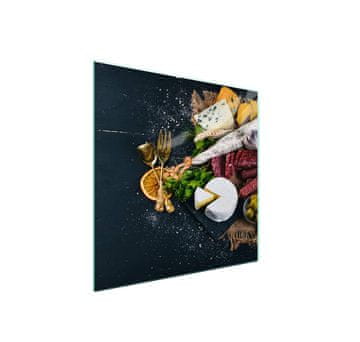 Staklena zaštita za ploču za kuhanje 50x52 Vino