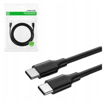 Ugreen USB-C na USB-C kabel UGREEN US286, 0,5 m, crni