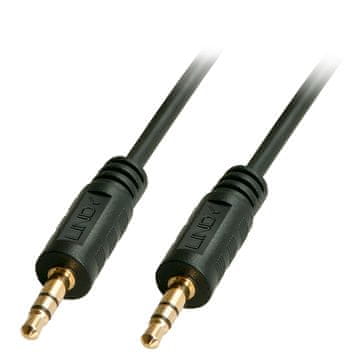 Lindy 35641 audio kabel 1 m 3,5 mm crni
