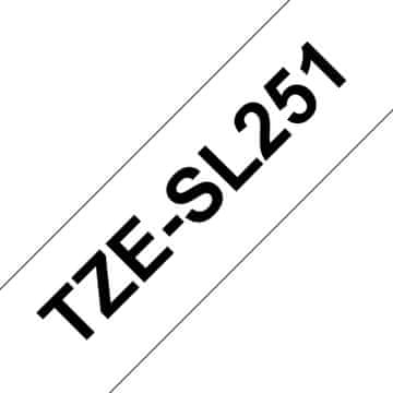 BROTHER TZESL251 trake za označavanje crno na bijeloj podlozi