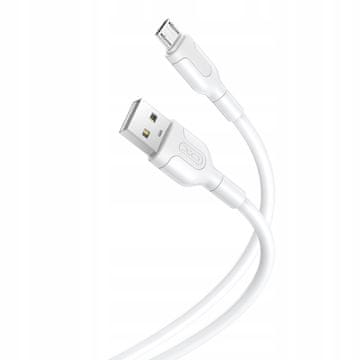 XO NB212 USB - microUSB kabel 1,0 m 2,1A bijeli