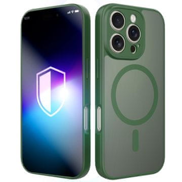 Apple iPhone 16 Pro Max - 3mk Misty MagCase zelena