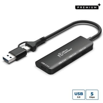 MicroConnect UC0070-5G-USB-C 4u1 čvorište