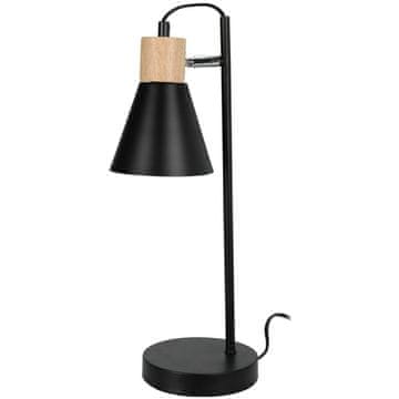 Stolna lampa s pomičnim sjenilom, crna