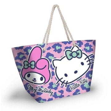 Northix Hello Kitty torba za plažu za safari avanture, velika veličina