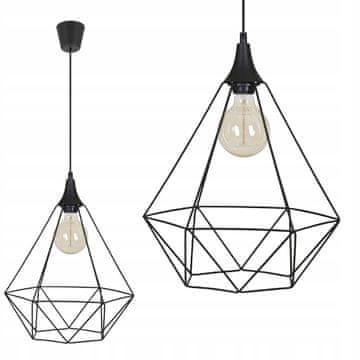 GH VISEĆA STROPNA LAMPA DIAMOND LOFT EDISON WIRE