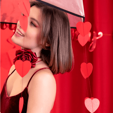 PartyPal Vijenac crvenih srca za Valentinovo 500cm