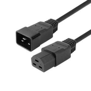 MicroConnect C20-C21 16A 3m mikrokonektorski kabel za napajanje