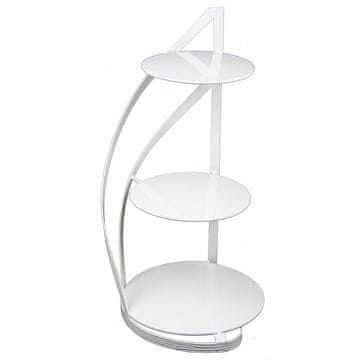Bijeli metalni stalak za torte Nowell, 60 cm