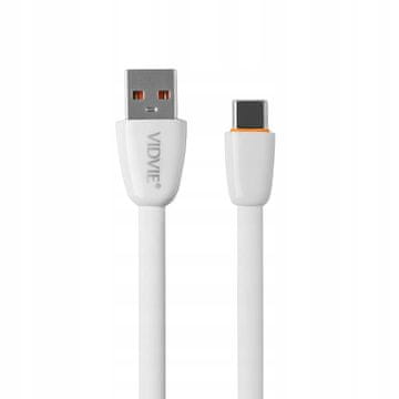 Vidvie CB411 USB/Type C 2.1A kabel, 1 m bijeli