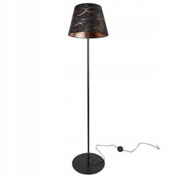 GH PODNA LAMPA, STOJEĆA, METALNA, SJAJ S UZORKOM KONUSA