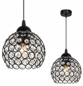 Viseća stropna lampa luster s kristalima