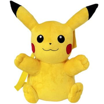 Northix Pikachu plišana igračka ruksak 36 cm za djecu i kolekcionare