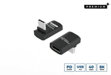 MicroConnect USB4-CCFAS90 240W 90° adapter