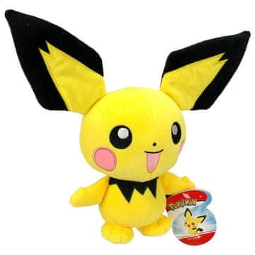 Northix Pichu plišana igračka 20 cm - mekana, ugodna, savršena za kolekcionare