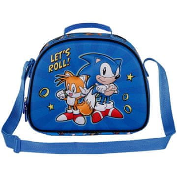 Northix Sonic The Hedgehog 3D torba za ručak za djecu, izolirani dizajn